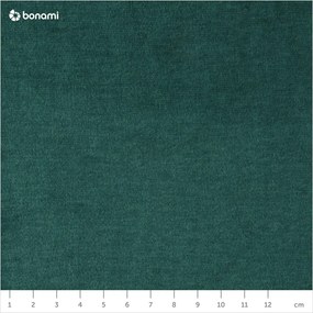 Divano letto in velluto verde scuro Devichy, 256 cm Rothe - devichy