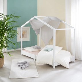 Letto bianco per bambini 90x200 cm - Roba