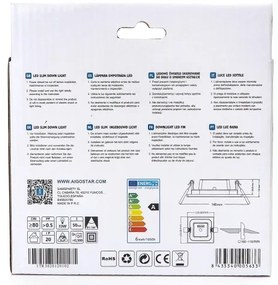 Aigostar - Lampada LED da incasso ULTRATHIN LED/6W/230V 6000K bianco