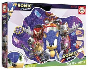 Set di 4 Puzzle Sonic Prime 250 Pezzi