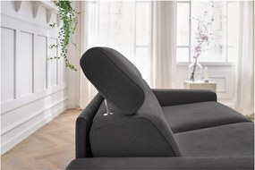 Divano in grigio scuro allungabile 195 cm Monaco – Bobochic Paris