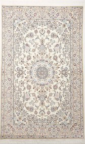 Nain Tappeto 130x210 Beige (Iran) Annodato A Mano