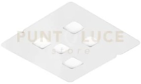 Giselle p/m - plafoniera colore bianco 5 luci attacco gx53 44cm