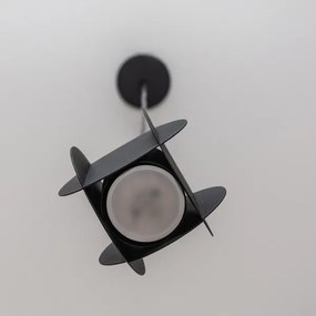 Lampada a sospensione con cavo GAMBIT 1xGU10/10W/230V nera