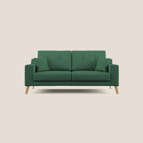 Danish divano moderno in tessuto morbido impermeabile T02 verde 166 cm