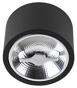 Faretto da soffitto moderno nero AR111 con LED incluso - Expert