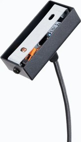 Lampadario LED nero in metallo Nebula – Sollux