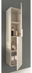 Colonna per mobile bagno Paris BADEN HAUS 2 ante P 46 x L 35 x H 150 cm spatolato bianco