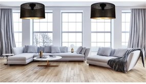 Plafoniera ALDO 1xE27/60W/230V diametro 40 cm nero