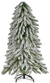 Albero di Natale Metallo Bianco Verde Plastica