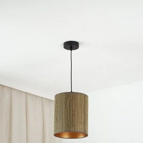 Brilagi - Lampadario a cavo BOSTON ROLLER 1xE27/15W/230V Ø 21 cm marrone/oro
