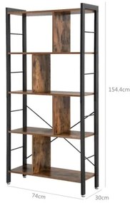 Libreria NAVARO marrone/nero