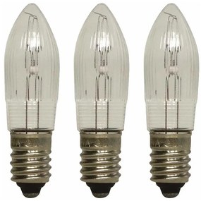 Markslöjd 8264 - SET 3x Lampadina natalizia TOPPLAMPA E10/3W/55V per uso intensivo