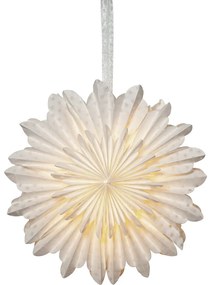 Decorazione luminosa bianca con motivo natalizio Cloud - Star Trading