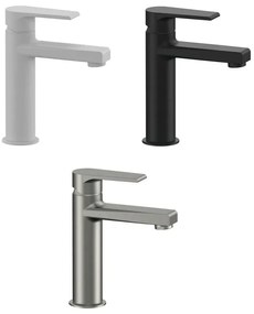 Miscelatore lavabo medio nero opaco Mariani serie Artic scarico incluso