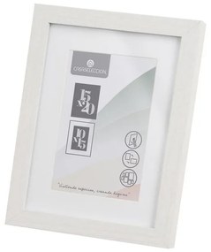 Cornice bianca verticale con sostegno/da appendere 17,5x22,5 cm Sencillo – Casa Selección