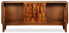 Credenza in legno massello di sheesham 160x45x70 cm