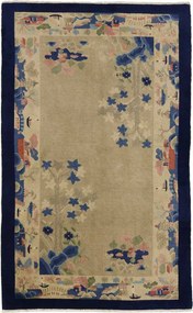 Peking Tappeto 130 x 210 Blu (Iran) Annodato A Mano
