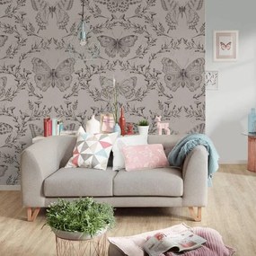 Fotomurale Farfalle, beige