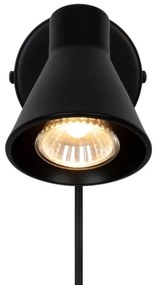 Nordlux - Lampada da parete EIK 1xGU10/35W/230V nera