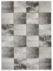 Tappeto grigio/oro 220x160 cm Craft - Think Rugs
