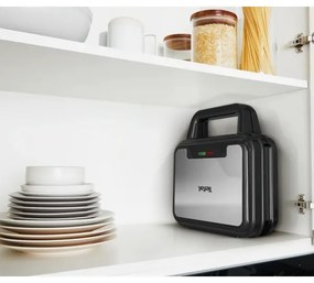 Tefal - Macchina per i panini ULTRA COMPACT 3in1 700W/230V nero/cromo