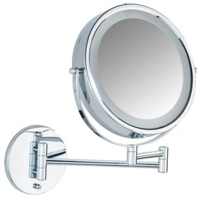 WENKO 3656530100 - Specchio POWER-LOC 25,5x32 cm, cromo lucido