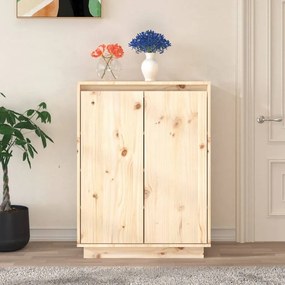Scarpiera 60x35x80 Cm İn Legno Massello Di Pino /