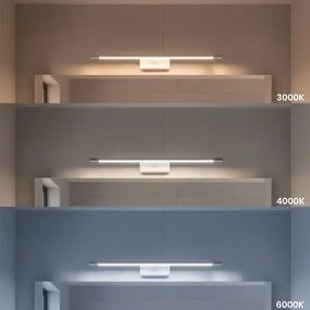 Illuminazione a LED per specchio da bagno KLIMT LED/12W/230V 3000/4000/6000K 60 cm IP44 bianco