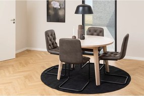 Tavolo da pranzo rotondo pieghevole con piano in rovere ø 120 cm A-Line - Actona