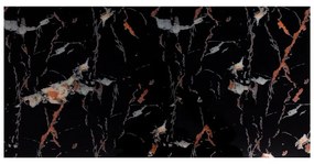 Set di 6 adesivi murali 60x30 cm Black Gold - SP TREND