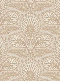 Josephine Munsey Carta da parati Ikat Clover - Plaster Pink