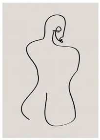 Set di 2 poster decorativi (50x70 cm) Osuna Grigio Talpa Chiaro - Sklum