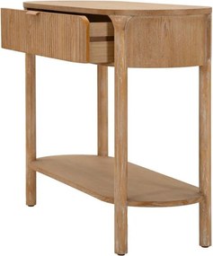 Tavolo consolle di colore naturale in abete massiccio 40x110 cm Gothenburg – Mauro Ferretti