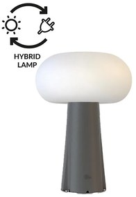 Lampione da giardino LED con sensore di moviemtno, Bruna H 44.5 cm, antracite 750 LUMEN, IP65 NEWGARDEN
