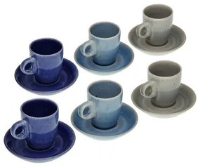 Set di Tazze da Caffè Versa Ceramica (3,6 x 6,6 x 5,5 cm) (12 Pezzi)