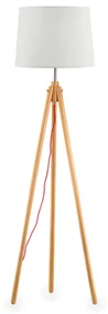 Piantana Industrial-Minimal York Legno Marrone 1 Luce E27