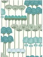 Stauden Tapete Allium von Cole and Son - Teal & White