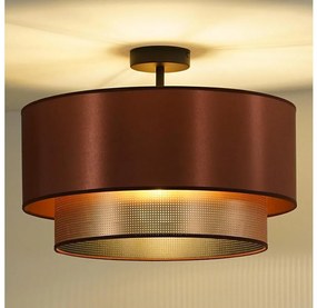 Duolla - Lampadario a plafone COPPER SHINY 1xE27/15W/230V diametro 45 cm rame