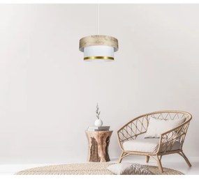 Lampadario a sospensione con filo RESSA 1xE27/60W/230V oro