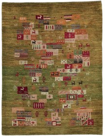 Gabbeh Tappeto 150 x 200 (Iran) Annodato A Mano