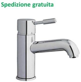 Miscelatore lavabo Rubitor serie Modì scarico con piletta 6530 cromato