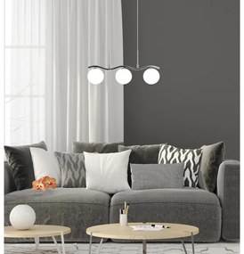 Lampadario a sospensione con filo RAMON 3xG9/40W/230V cromo lucido