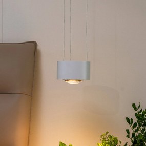 Arcchio lampada LED a sospensione Rotari, lente, faretto, bianco