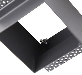 Faretto da incasso nero orientabile e girevole senza cornice - Oneon Honey