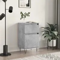 Credenza Grigio Cemento 40x35x70 cm in Legno Multistratocod mxl 128409