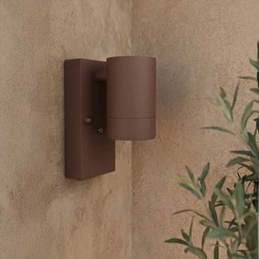 Applique GU10 con Sensore Crepuscolare IP65 per esterno - Corten
