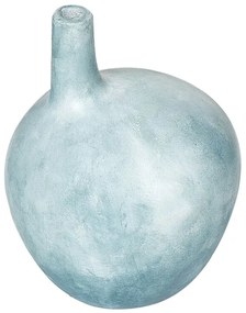 Terracotta Vaso decorativo 26 Blu BENTONG Beliani