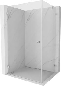 Mexen Lunar-B cabina doccia con apertura sinistra 95 x 90 cm, trasparente, cromo - 832-095-090-01-00-L