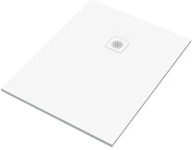 Piatto doccia SENSEA in composito minerale di resina gelificata Remix V3 bianco L 90 x L 120 x H 2.7 cm opaco